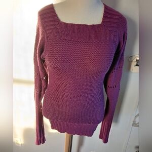 BCBGirls M purple Sweater tunic